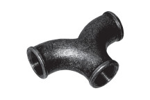 2\" BSPT FEM TWIN ELBOW FIG157 BLACK