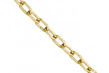 Faithfull Clock Chain Polished Brass 1.6mm x 10m