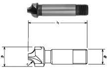 Corner Rounding Cutters Screwed Shank Metric 2.00