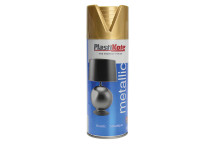PlastiKote Metallic Spray Gold 400ml