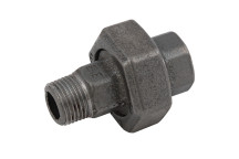 1.1/2\"BSPT/BSP MALE/FEM EQUAL UNION BLK