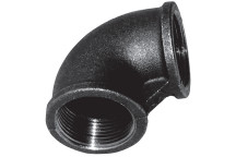 1.1/2\"BSPT FEM EQUAL ELBOW FIG151 BLACK