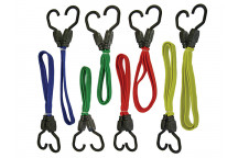 Faithfull Flat Bungee Cord Set 8 Piece