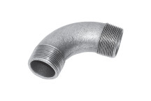 1.1/2\"BSPT MALE EQUAL BEND FIG191 GALVANISED