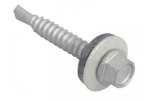 TechFast Hex Head Roofing Screw Self-Drill Light Section 5.5 x 38mm Pack 100