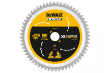 DEWALT Extreme Runtime FlexVolt Mitre Saw Blade 250 x 30mm x 60T
