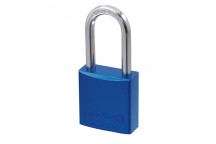 ABUS 72/40mm Aluminium Padlock 40mm Long Shackle Blue Keyed Alike TT60121
