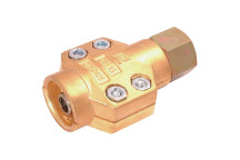 1\" FEMALE STEEL STEAM CLAMP AND COUPLING