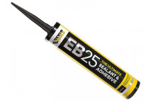 Everbuild EB25 Hybrid Sealant Adhesive Black 300ml