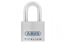 ABUS Mechanical 96TI/50mm TITALIUM Padlock Keyed Alike KA7566