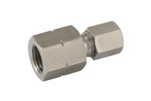 6MM OD X 1/4 NPT FEM GAUGE ADAPTOR (L)