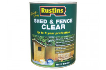 Rustins Quick Dry Shed and Fence Clear Protector 1 litre