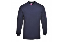 FR11 Flame Resistant Anti-Static Long Sleeve T-Shirt Navy Large