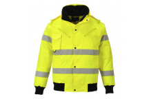 C467 Hi-Vis 3-in-1 Bomber Jacket Yellow Large