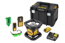 DEWALT DCE079D1G Green Rotary Laser Kit 18V 1 x 2.0Ah Li-ion