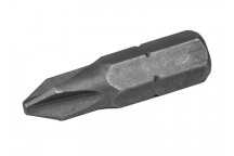Faithfull Phillips S2 Grade Steel Screwdriver Bits PH1 x 25mm (Pack 3)