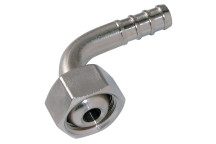 25MM ID HOSE X 1\" 90? ELBOW CONE BRASS