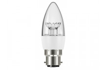 Energizer LED BC (B22) Clear Candle Dimmable Bulb, Warm White 470 lm 5.9W