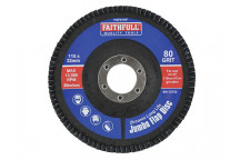 Faithfull Abrasive Jumbo Flap Disc 115mm Fine