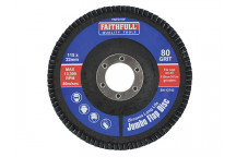 Faithfull Abrasive Jumbo Flap Disc 115mm Fine