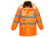 RT27 Hi-Vis 7-in-1 Traffic Jacket RIS Orange Large