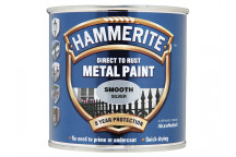 Hammerite Direct to Rust Smooth Finish Metal Paint Silver 750ml