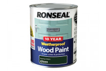 Ronseal 10 Year Weatherproof Wood Paint Racing Green Gloss 750ml
