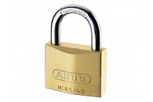 ABUS Mechanical 65/40mm Brass Padlock Master Keyed MK65401