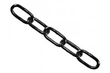 Faithfull Black Japanned Chain 2.5mm x 2.5m - Max. Load 50kg