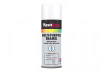 PlastiKote Multi Purpose Enamel Spray Paint Matt White 400ml