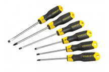 Stanley Tools Cushion Grip Screwdriver Set, 6 Piece SL/PH