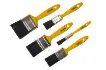 Stanley Tools Hobby Paint Brush Set of 5 12 25 37 50 & 62mm