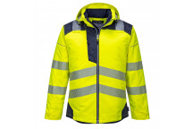 T400 PW3 Hi-Vis Winter Jacket  Yellow/Navy Large