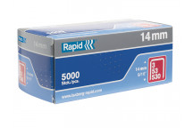 Rapid 53/14B 14mm Galvanised Staples Box 5000