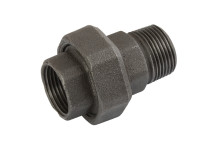 (BS FIG257) BSPT MXF UNION 1.1/2 BLK