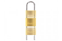 Master Lock Solid Brass 50mm Padlock with Adjustable Shackle