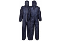 Disposable DBS Coverall Polyprop Blue size 2XL