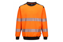 PW379 PW3 Hi-Vis Crew Neck Sweatshirt  4XL