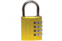 ABUS Mechanical 145/40 40mm Aluminium Combination Padlock Yellow 49535