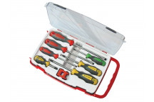 Faithfull Soft Grip Screwdriver Set, 8 Piece SL/PH/PZ