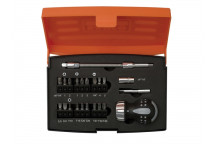 Bahco 808050S-22 Stubby Ratchet Screwdriver Set, 22 Piece