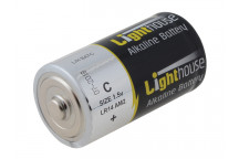 Lighthouse C LR14 Alkaline Batteries 6200 mAh (Pack 2)