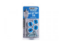 Gripit TV Kit, Clam Pack