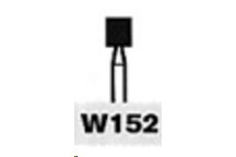 Mounted Points W Shape (Shank Diameter 3mm) W152