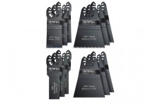 Faithfull Multi-Function Tool Blade Set, 12 Piece