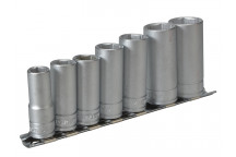 Teng M3807 Socket Clip Rail Set of 7 Metric 3/8in Drive