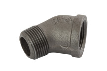 (BS FIG156) MXF BSPT 45? ELBOW 1 BLK