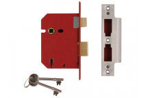 UNION 2201 5 Lever Mortice Sashlock Brass Finish 77.5mm 3 in Visi