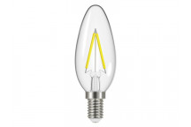 Energizer LED SES (E14) Candle Filament Dimmable Bulb, Warm White 450 lm 4.5W