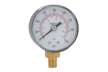 1/8\"BSPT 0-1BR 50MM ABS BTM GAUG 0-15PSI